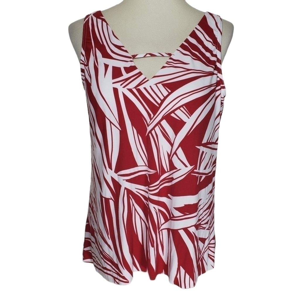 Dreamsuit Front Cut Out Sleeveless Floral Tankini